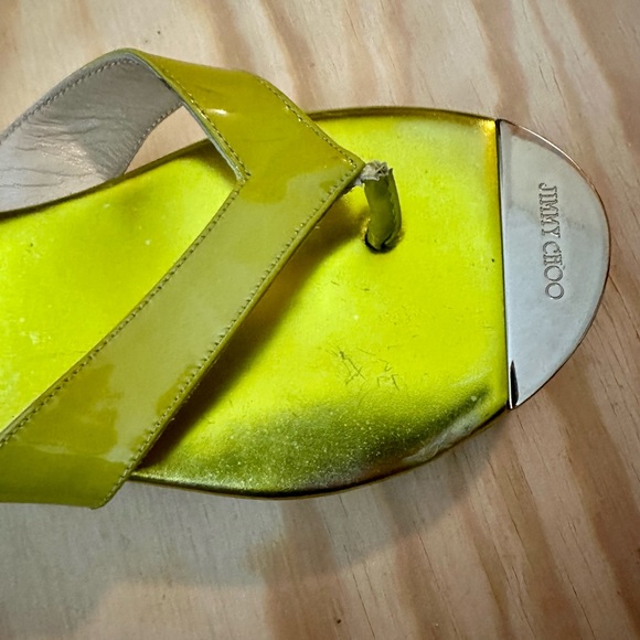 JIMMY CHOO Patent Leather Sandals - Picture 7 of 8